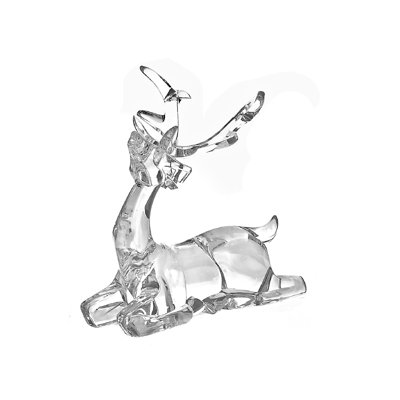 Figurine de renne assis