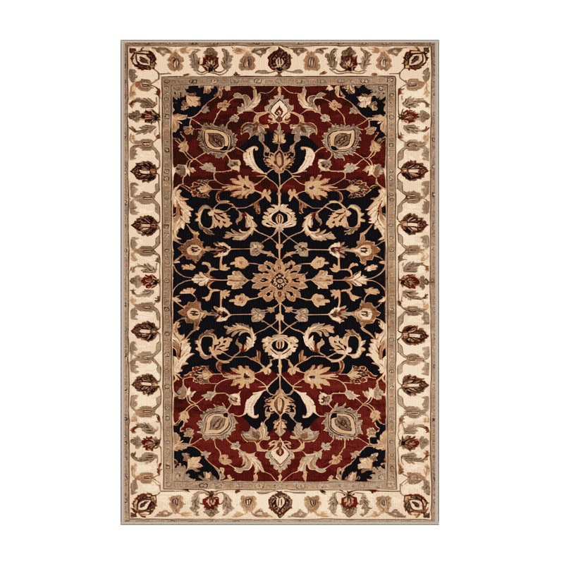 Tapis brun lavable à la machine, Rectangle 8 pi x 10 pi