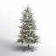 Lighted Artificial Spruce Christmas Tree-847884691