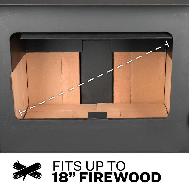Us Stove 1,200 Sq. Ft Wood Stove