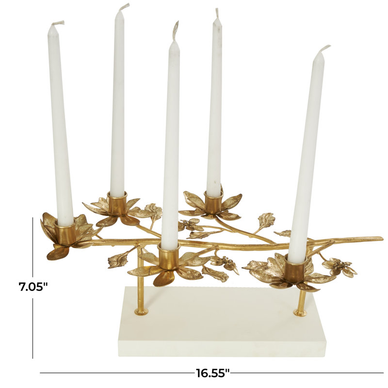7.05'' H Iron Tabletop Candelabra