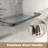 Tempered Glass With Explosion Proof Film,Aluminum Frame Double Sliding Shower Door,Stainless Steel Handle-112517919