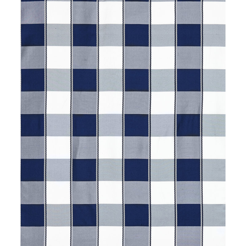Tissu à carreaux Oriana Chelsea, Bleu marine
