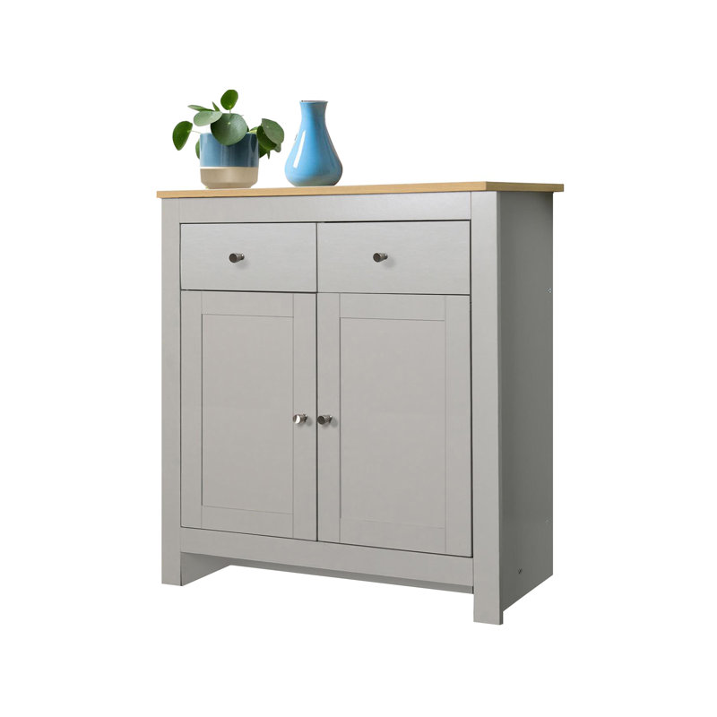 ClipperCove 31.1" Wide 2 Drawer Server, gris