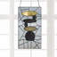 Panneau de vitrail 18 "H Namaste Stones