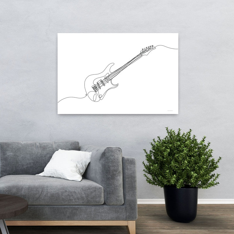 Sound Wave 1, art abstrait contemporain, H 32 po x l 48 po