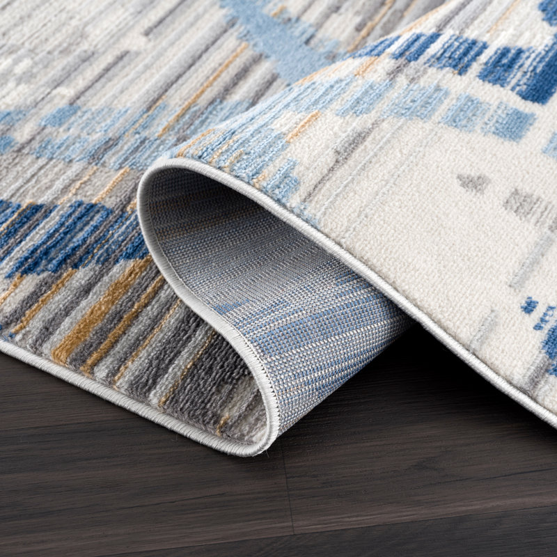 Briganti Chevron Indoor Rug, Rectangle 4' x 6'