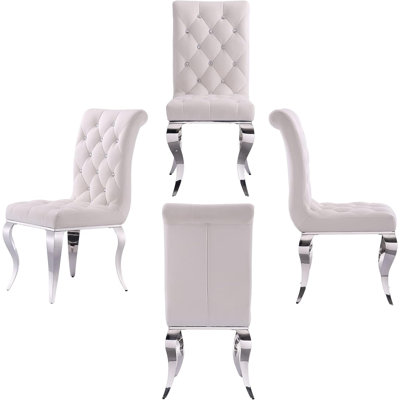 Albulena 20.1'' H Tufted Velvet Upholstered Parsons Chair