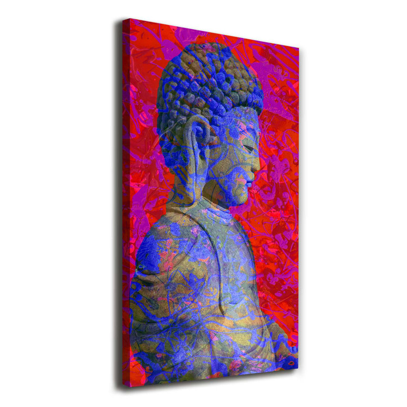 Buddha Abstraction - Wrapped Canvas Print, 120cm H x 60cm W