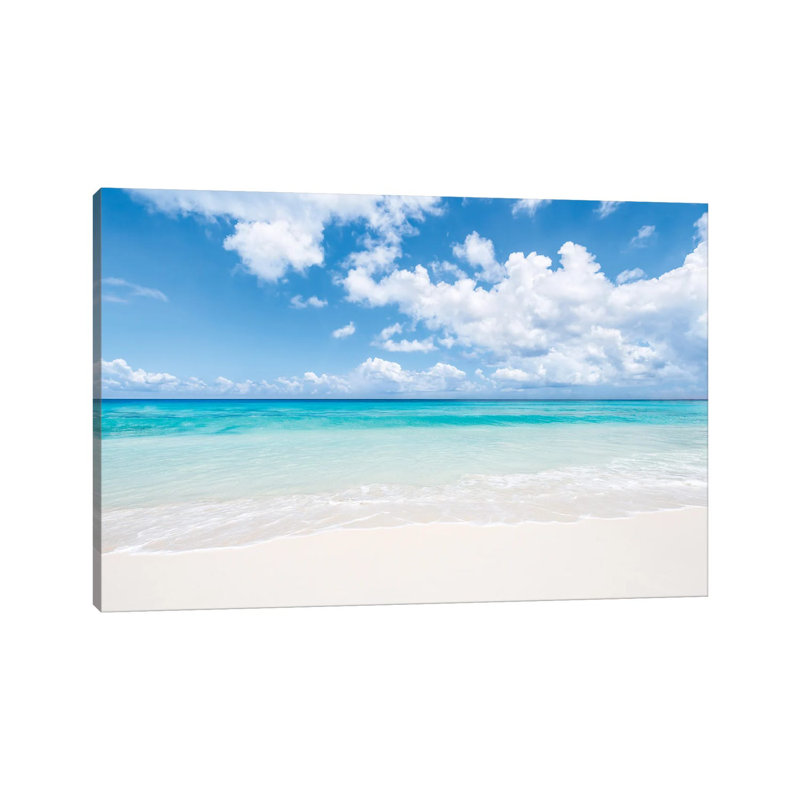Beautiful Anse Georgette Beach, Praslin, Seychelles by Jan Becke - Wrapped Canvas Print, 20.32 cm H x 30.48 cm W