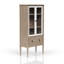 Table ronde extensible avec 4 chaises blanches Ladderback