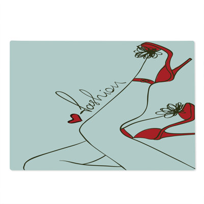 Planche à découper à talons hauts Ambesonne