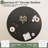 47" Round Dining Table With Storage Shelf-128575249