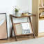 Boho Rattan Nightstand with Storage - Bamboo Accent Side Table for Small Space Living Room Bedroom, Walnut End Table