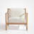 Anastasia Josephine Solid Wood Upholstered Armchair-2092868730