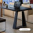 Black Rectangular Solid Wood + Iron desk-1173759159