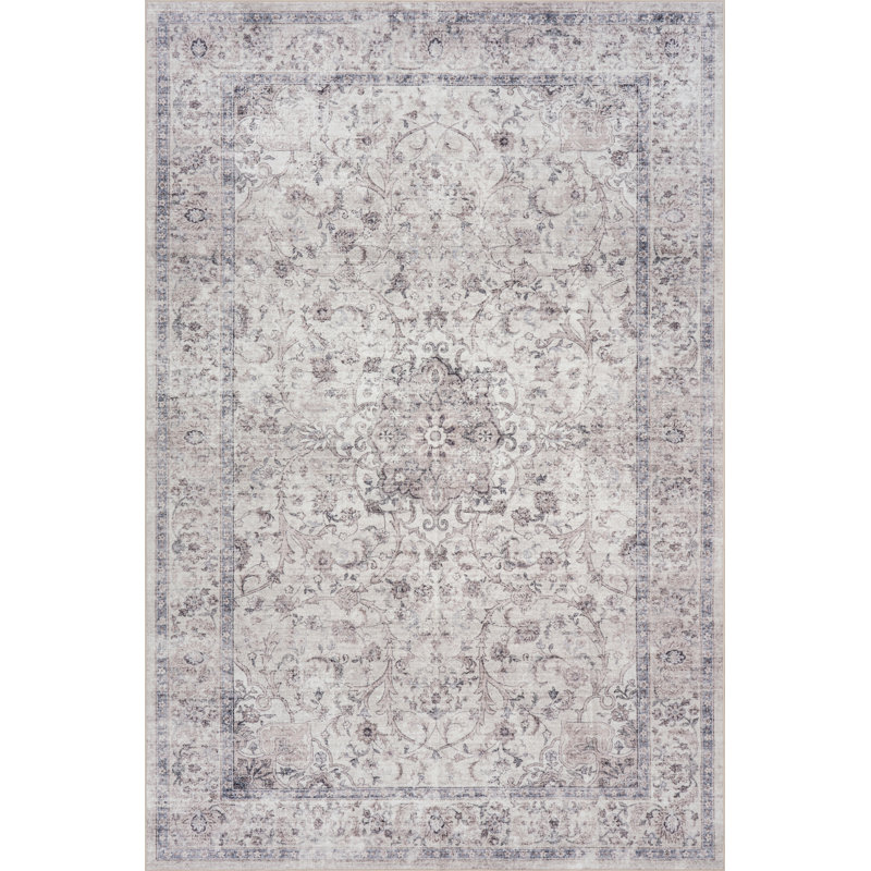  Tapis lavable Peressa Medallion, Rectangle 5 pi x 7 pi