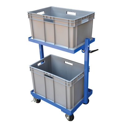 Chariot utilitaire multi-niveaux 1 tablette 2 paniers 200 lb