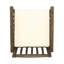 Chaise de salle à manger en acacia, 2 pièces avec 2 coussins-788643844-788643899