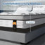Matelas hybride dans une boîte, mousse viscoélastique imprégnée de gel rafraîchissant et matelas à ressorts ensachés, fermeté moyenne-114697252-114697251