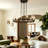 Andrade 12-Light Dimmable Metal Wagon Wheel Chandelier-843238403