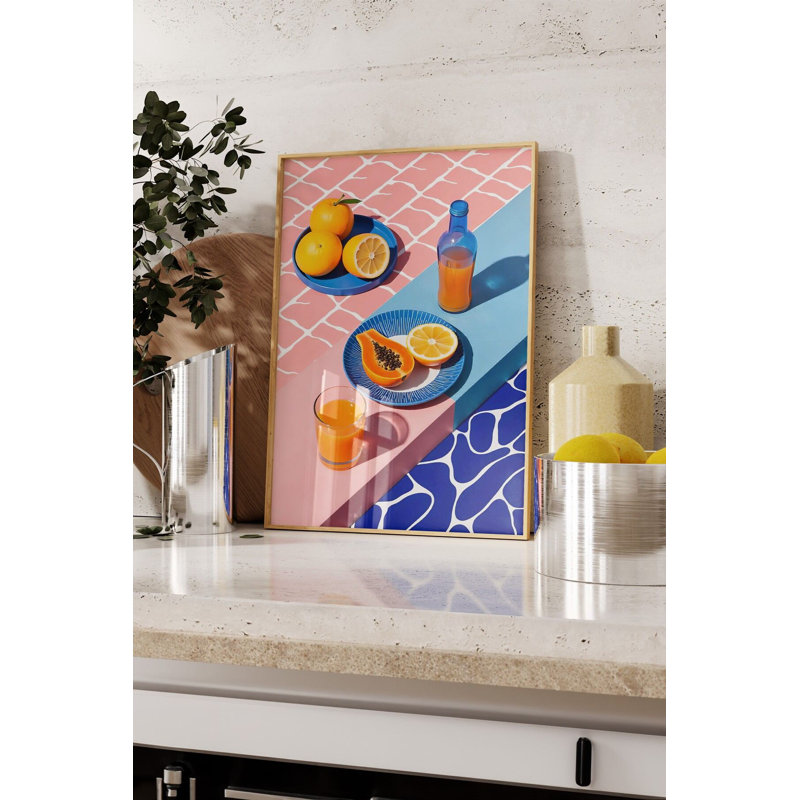 Peinture décorative encadrée