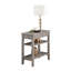 Table de bout Carbin avec tiroir et tablettes-382553670