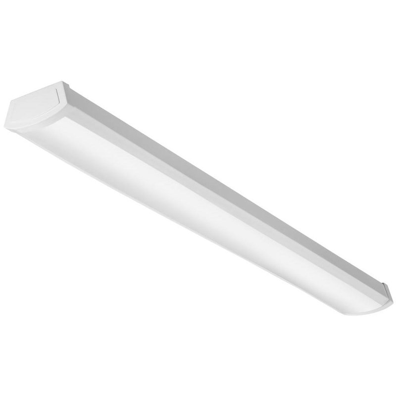 Plafonnier encastré rectangulaire à 2 lumières DEL, H 2,6 po x l 5,5 po x P 47,4 po