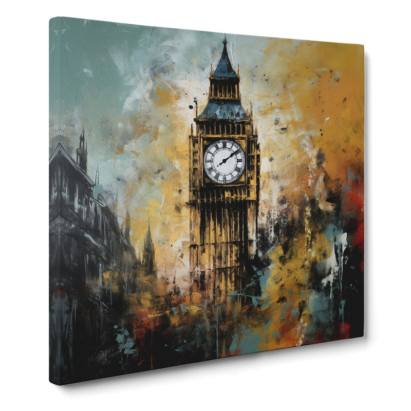 Modern Wall Art - Wrapped Canvas - Framed Print, 50cm H x 50cm W x 3cm D