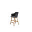Choice Chair Indoor and Counter Four Teak Legs Base with Upholstery Cover Set (Cane-line Ambience Seat-Back Cover)-1744488555