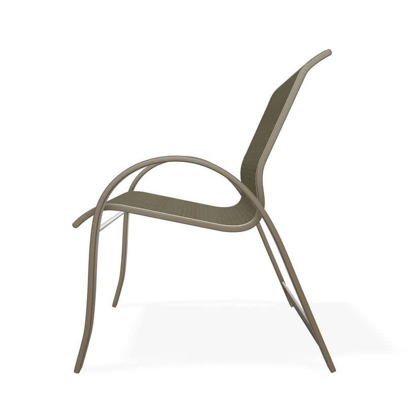 Aruba II Outdoor Lounge Chair, Beachwood, Elevation Stone