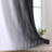 Estelar Textiler Black And Greyish White Blackout Curtains 45 Inch Length, Light Blocking Gradient Drapes For Bedroom, Thermal Insulated Grommet Ombre Curtains For Bathroom,42Wx45l,2 Panels