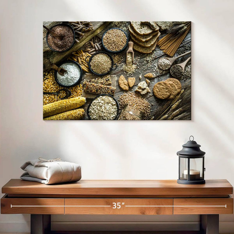 Rustic Whole Grains, 16" H x 24" W