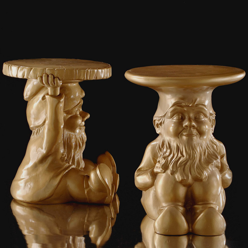 Gnomes Coffee Table, Attila, Gold