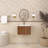 Kayline 24'' Wall Mounted Single Sink Bathroom Vanity with Ceramic Top