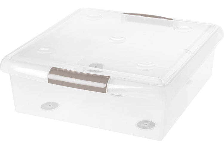 Store and Slide 40 qt Plastic Tubs & Totes