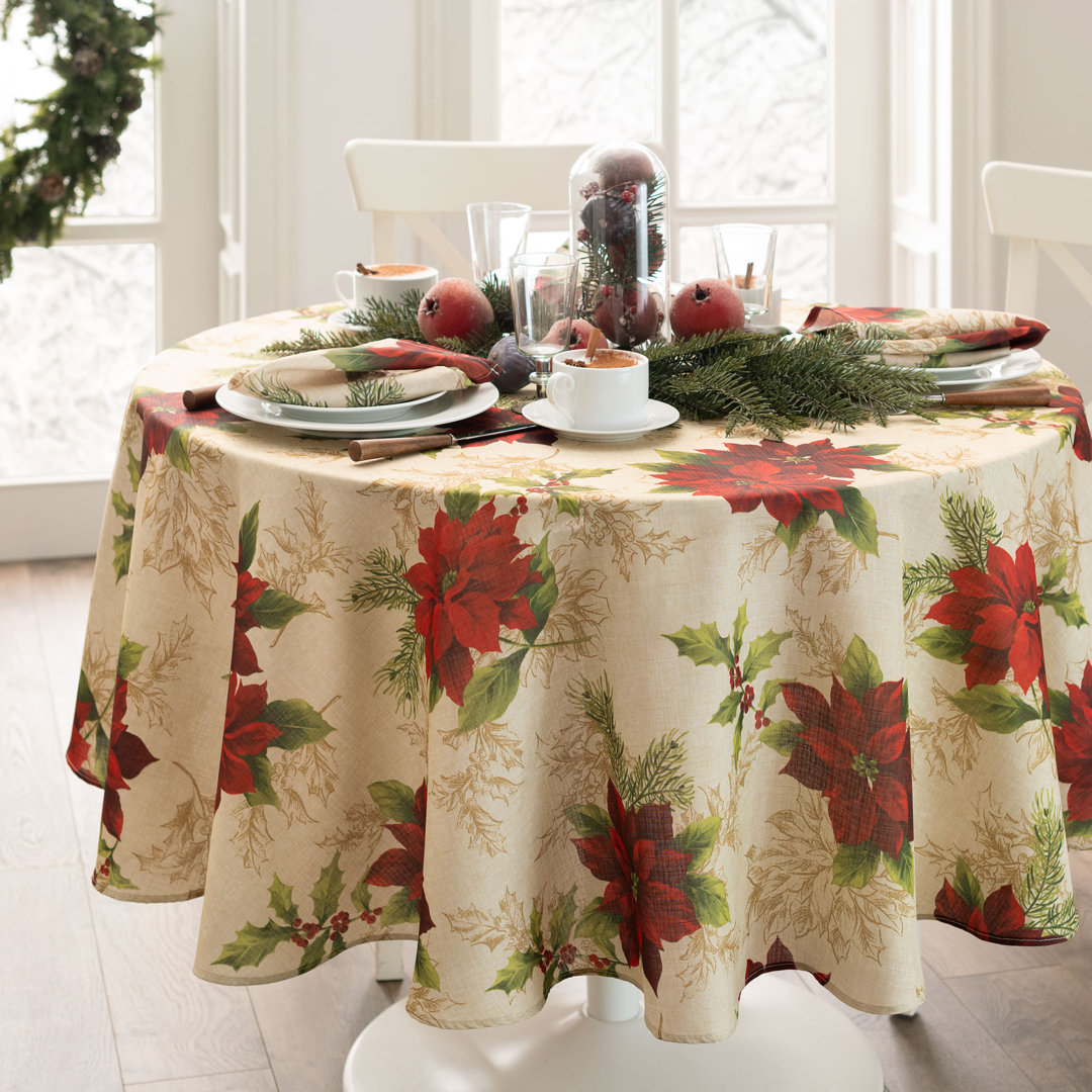 Holbrooke 60"X84" Oval Christmas Tablecloth The Holiday Aisle®