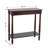 Rachel Collection Console Table with Storage Shelf End Table - Walnut-104621367
