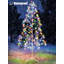 Arbre de Noël artificiel 7,5 pi avec lumières et 336 lumières DEL - Arbre de Noël artificiel 2 en 1 avec télécommande + mode multi + mémoire + fonction minuterie (blanc chaud + multicolore)