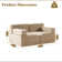 Modular Design Durable Convertible Chair Floor Couch Without Assembly(Set Of 2)