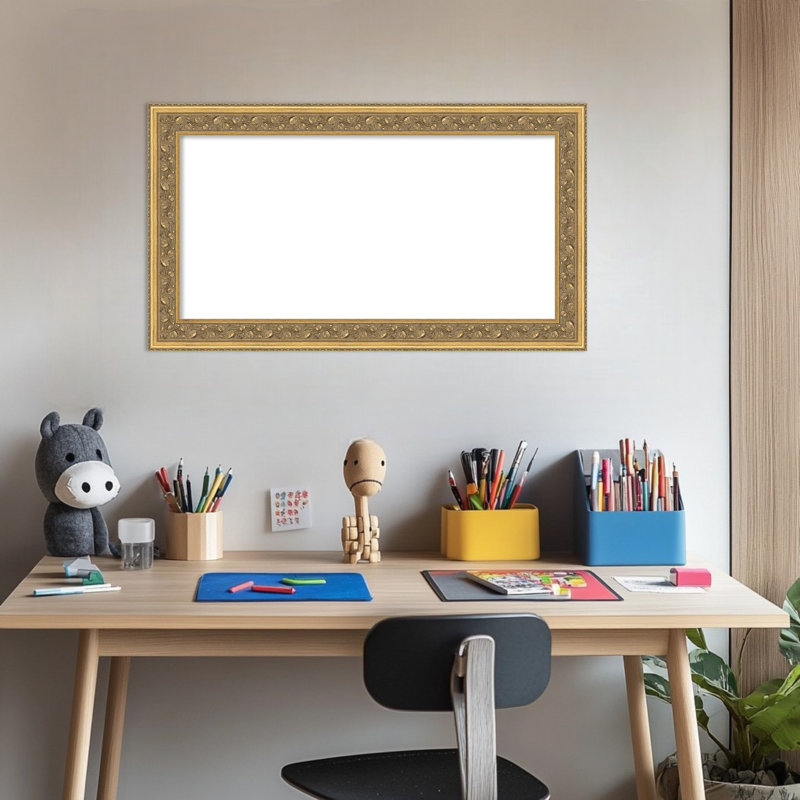 Tableau magnétique effaçable à sec Carter Gold, H 16 po x l 28 po