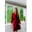 100% Cotton Mid-Calf Bathrobe with Pockets-75051884