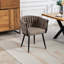 Polyester Upholstered Metal Upholstered Back Accent-1300669719