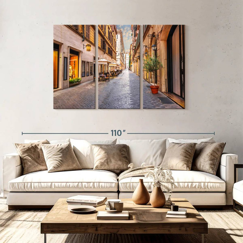 Sireci Via Borgogna Shops, 48" H x 74" W