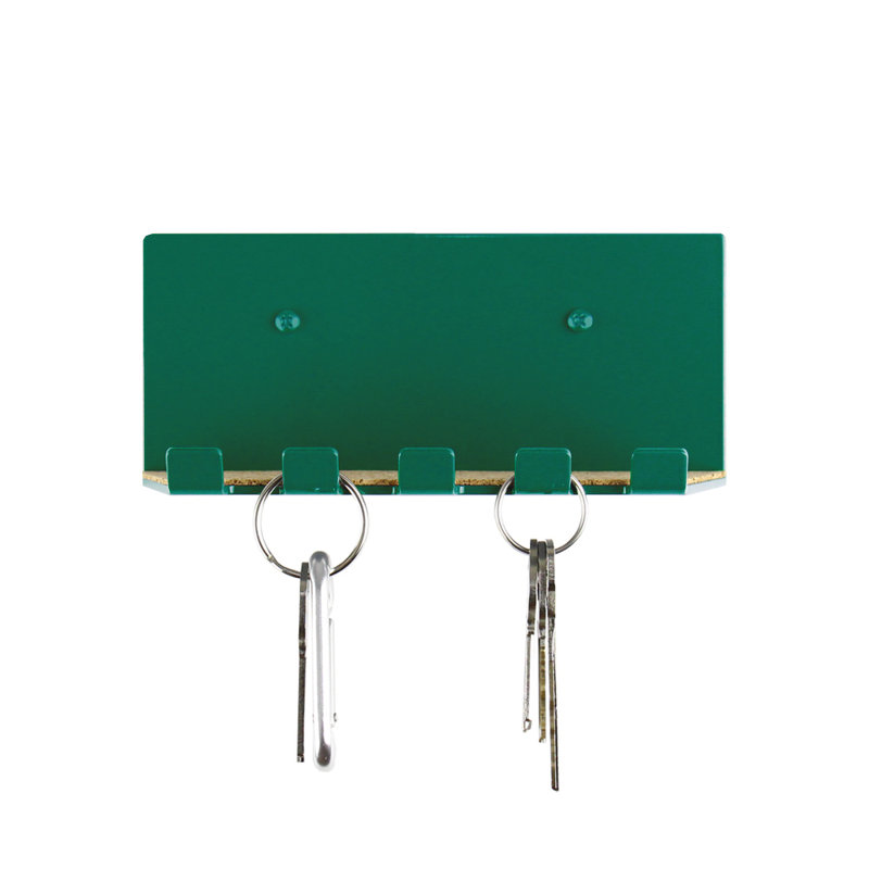 Metal Wall Organizer, Emerald