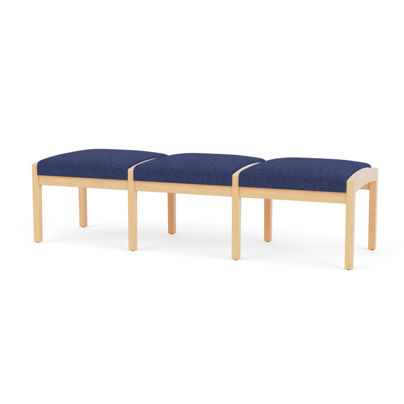 Banc en bois 3 places Lenox, Naturel, Amiral Archetype
