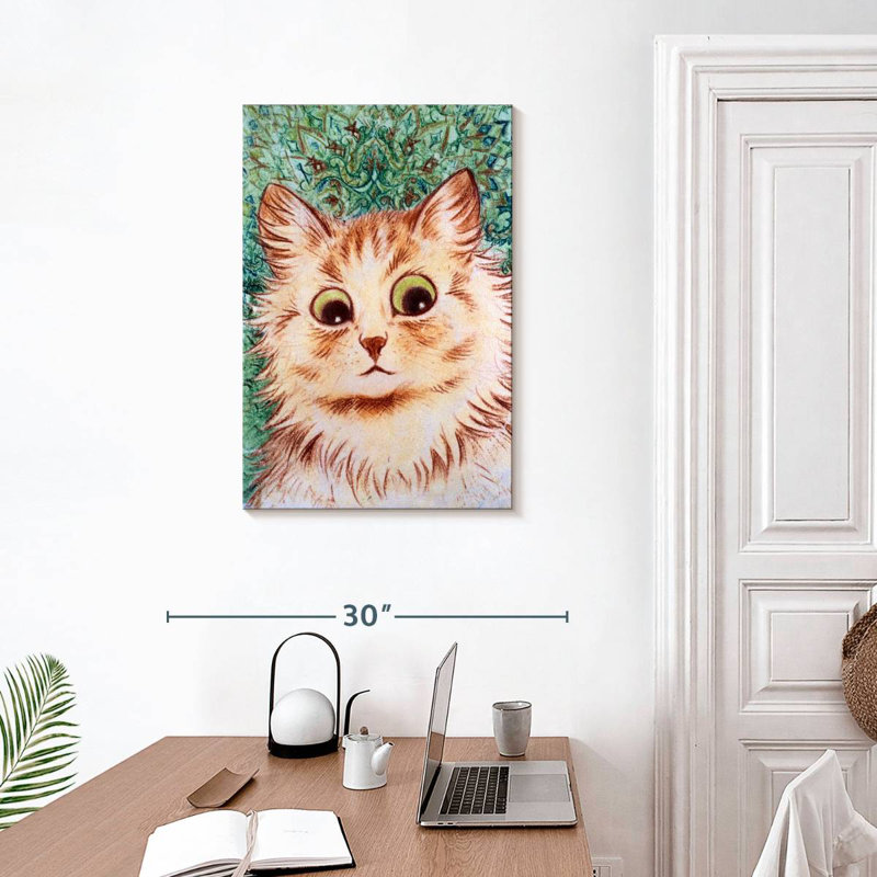 Brampt Kaleidoscope Cats II, 30" H x 20" W