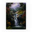 Fikes «Waterfall 2», reproduction de peinture à l'huile sur toile tendue-25324690