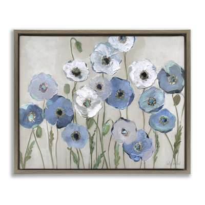  «Round Blue Poppies» par Sally Swatland