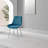 Areza High Gloss Extendable Dining Table Set with Luxury Velvet Dining Chairs-409289333-452263648